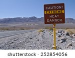 Warning Sign In Death Valley...
