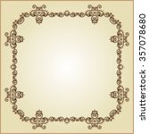 frame border design raster... | Shutterstock . vector #357078680