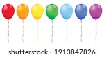 Vector Rainbow Balloons...