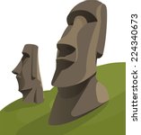 Moai Monolithic Statues...