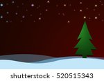 christmas tree background... | Shutterstock . vector #520515343