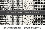 set of geometric seamless... | Shutterstock .eps vector #1925593949