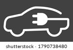 electrical  hybrid car charging ... | Shutterstock .eps vector #1790738480