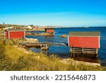 Small photo of Boathouse in Joe Batt's Arm, Fogo Island, Newfoundland, Canada.