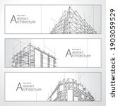 3d illustration architecture... | Shutterstock .eps vector #1903059529