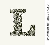 Letter L Floral Initial Free Stock Photo - Public Domain Pictures