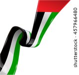 united arab emirates ribbon... | Shutterstock .eps vector #457966480