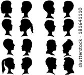 vector silhouettes of different ... | Shutterstock .eps vector #181641110
