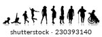 vector silhouette of woman as... | Shutterstock .eps vector #230393140