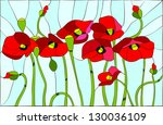 Composition With Poppies....