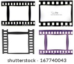 film  movie  photo  filmstrip | Shutterstock .eps vector #167740043