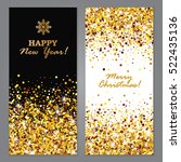 happy new year and merry... | Shutterstock .eps vector #522435136