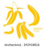 Yellow Bananas. Logo. Tropical...