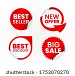 high quality sale tags vector... | Shutterstock .eps vector #1753070270