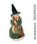 Isolated Witch Doll On White...