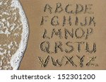 Alphabet Letters Handwritten In ...
