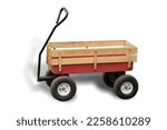 Little red farm wood wagon...