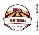agro farm   vector logo... | Shutterstock .eps vector #624088040