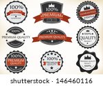 premium quality labels | Shutterstock .eps vector #146460116