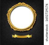 circle vintage frame on ... | Shutterstock .eps vector #1652729176