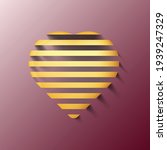 3d illustration  heart shape on ... | Shutterstock .eps vector #1939247329