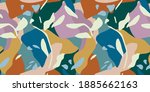 artistic seamless pattern with... | Shutterstock .eps vector #1885662163