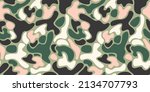modern camouflage seamless... | Shutterstock .eps vector #2134707793
