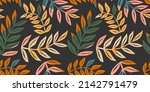 folk floral seamless pattern.... | Shutterstock .eps vector #2142791479