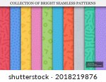 collection of bright colorful... | Shutterstock .eps vector #2018219876