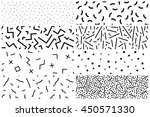 collection of swatches memphis... | Shutterstock .eps vector #450571330