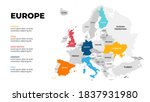 europe continent vector map... | Shutterstock .eps vector #1837931980