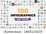 100 best selling infographic... | Shutterstock .eps vector #1865115670