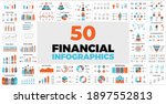 50 financial infographic... | Shutterstock .eps vector #1897552813