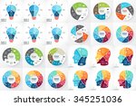 vector circle infographics.... | Shutterstock .eps vector #345251036