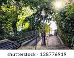Typical Montmartre Staircase In ...