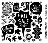 fall  autumn sale design... | Shutterstock .eps vector #476830156