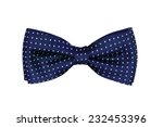 Bow tie isolated on a white...