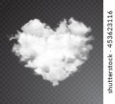 Realistic Vector Cloud Heart....