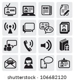 communication icons | Shutterstock .eps vector #106682120