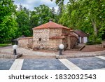 Small photo of Turkish Bath Amam located in Sokobanja, Serbia. Ottoman style building in the main square, small spa center from the Age of the Ottoman Empire.