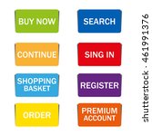 web shopping color buttons with ... | Shutterstock .eps vector #461991376