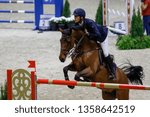 Small photo of Henrik von Eckermann SWE riding Cantinero during the Equita Longines 2018, on October 31th to November 4th , 2018, in Lyon, France