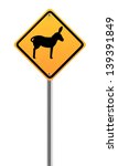 Donkey  Ass Crossing Warning...