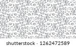 flower pattern. seamless white... | Shutterstock .eps vector #1262472589