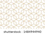 the geometric pattern with... | Shutterstock .eps vector #1484944940