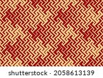 abstract geometric pattern with ... | Shutterstock . vector #2058613139