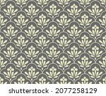 flower geometric pattern.... | Shutterstock .eps vector #2077258129