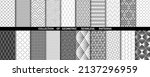 geometric set of seamless black ... | Shutterstock .eps vector #2137296959