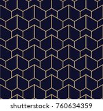 abstract geometric pattern with ... | Shutterstock .eps vector #760634359