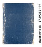 Old Vintage Blue Book Isolated...
